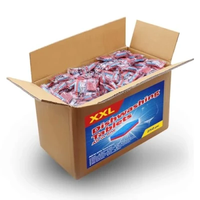 Obrázek vidaXL Spülmaschinentabs 12in1 250 STK., Geschirrspültabs Starke Reinigungskraft, Spülmaschinen gegen Schmutz und Fett im Inneren der Spülmaschine, Maschinenpfleger Tabs, 4,5kg