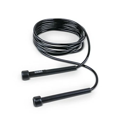 Obrázek Originální Trenas Speed Rope 3 metry modrá zelená černá červená žlutá oranžová, černá, 3m