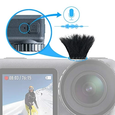 Obrázek Balení 10 ks čelního skla proti větru pro DJI OSMO Action Cam, vrstva čelní sklo efektivní řezání hluku YOUSHARES