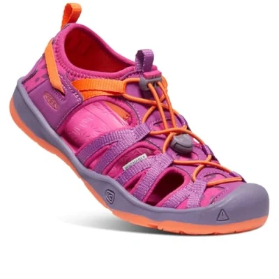 Obrázek Keen Moxie Youth Unisex Chodecké sandály Purple wine/nasturtium pro děti, Velikost: 34, boty