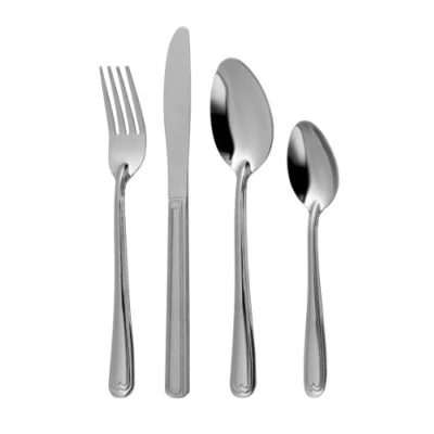 Obrázek Premier Housewares Sweetheart sada příborů, 16dílná, nerezová ocel, stříbrná