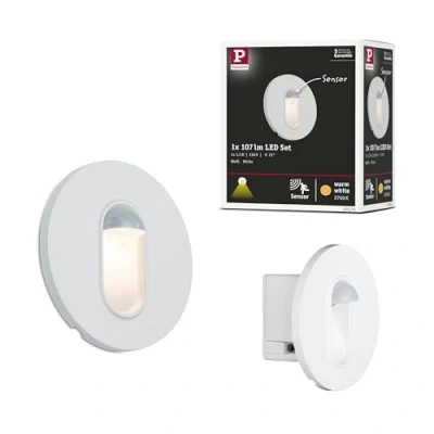 Obrázek Paulmann 92925 LED vestavné svítidlo nástěnné světlo kulaté vč. 1 x 2,7 W Vestavný zářič Bílý Bodový plast Vestavná lampa 2700 K