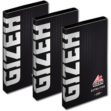 Obrázek Giza Extra Fine Black cigaretový papír, 10 x 100 kusů
