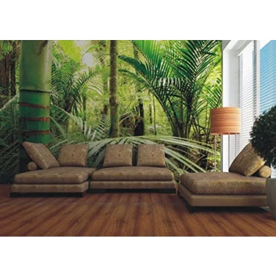 Obrázek AG Design Ftxxl 0134 džungle, Papír fototapeta 360 x 255 cm 4 díly, Papír, vícebarevná, 0,1