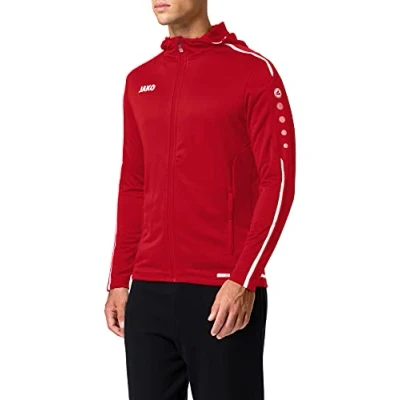 Obrázek JAKO Pánská tréninková souprava Polyester Striker 2.0 s kapucí, červená / bílá, L, M9419