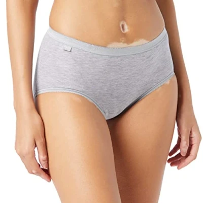 Obrázek Sloggi Dámské kalhotky Basic + Midi Briefs, Šedá kombinovaná