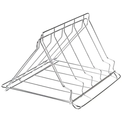 Obrázek Guardini 15608E Pizza &amp; Mania, stojan na pizzu Ø 28 cm a 32 cm, nerezová ocel, stříbrná, 30/34 x 26,5