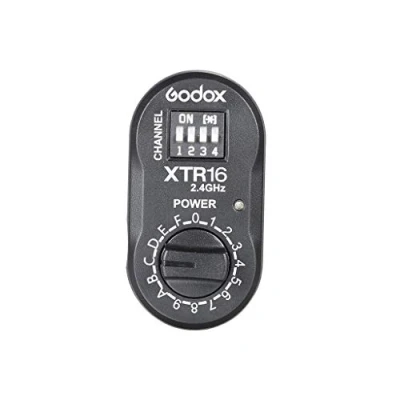 Obrázek Godox XTR16 Channels XTR 16 Remote 2,4GHz Wireless Power Control Blitz Trigger Receiver pro Witstro Ad360 Ad180 Speedlite (XTR 16) černý