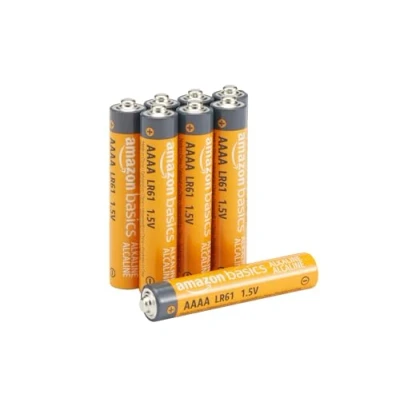 Obrázek Amazon Basics Alkalické baterie Everyday AAAA, 1,5 V, 8 kusů (vzhled se může lišit)