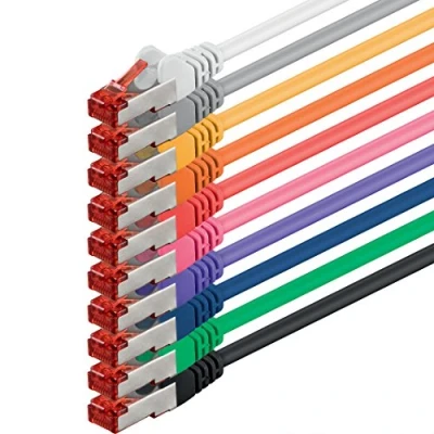 Obrázek 1aTTack.de síťový kabel, patch ethernetový internetový DSL CAT6, CAT 6, SFTP, s dvojitým stíněním, PiMF, 5, 6a, CAT7, Cat.7, 10/100/1000 Mbit/s pro switch, router, modem, patchpannel, Access Point, pole