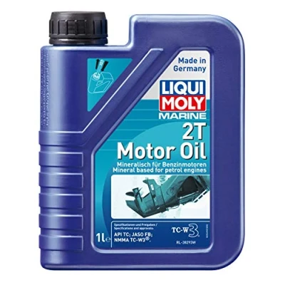 Obrázek LIQUI MOLY Marine 2T Motor Oil 1 l lodní olej pro 2taktní člun výr. č.: 25019, bezbarvý