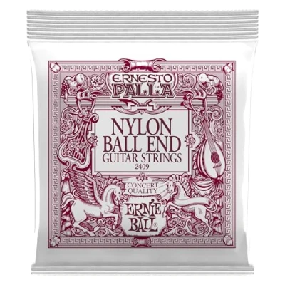 Obrázek Ernie Ball Ernesto Palla klasické kytarové struny s kuličkovými konci, černá a zlatá
