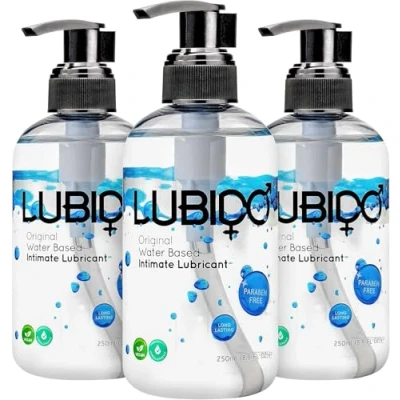 Obrázek Lubido Lubrikační prostředek pro intimní oblast bez parabenů, 3 x 250 ml