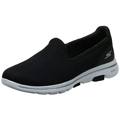 Obrázek Skechers Dámské tenisky Go Walk 5, Černá Black Textile White Trim Bkw