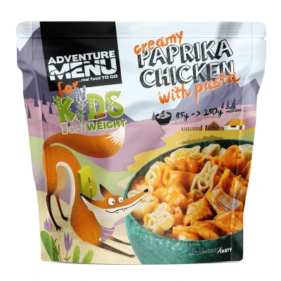 Obrázek Adventure Menu KIDS Kuře na paprice s těstovinami