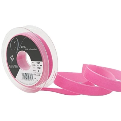 Obrázek Berisfords Samt, Shocking Pink, 102 x 21 cm