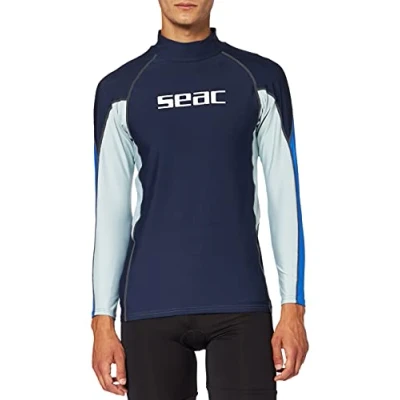 Obrázek Seac RAA Long Evo Man Rash Guard UV ochranné tričko na šnorchlování a plavání dlouhý rukáv pro muže