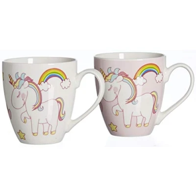 Obrázek Sada Jumbo pohárů Unicorn, 2dílná, po 650 ml, barevně tříděné, porcelán