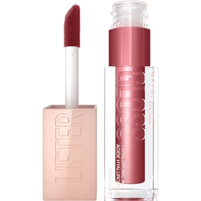 Obrázek Maybelline New York Lesk na rty pro plně působící rty, hydratační, s kyselinou hyaluronovou, Lifter Gloss, barva: č. 005 Petal (růžový), 1 x 5,4 ml