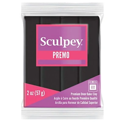 Obrázek Sculpey Premo hlína na pečení, černá