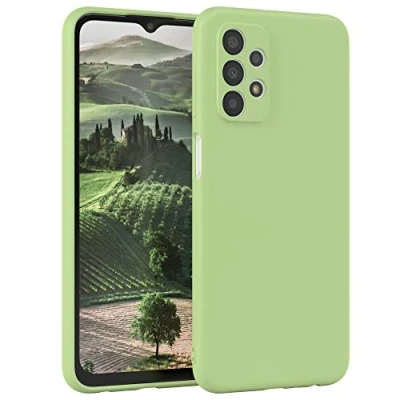 Obrázek EAZY Case Silikonové pouzdro pro Samsung Galaxy A23 5G Silikon Zelené měkké nárazuvzdorné na mobil ochranné s ochranou fotoaparátu tenké prémiová ochrana