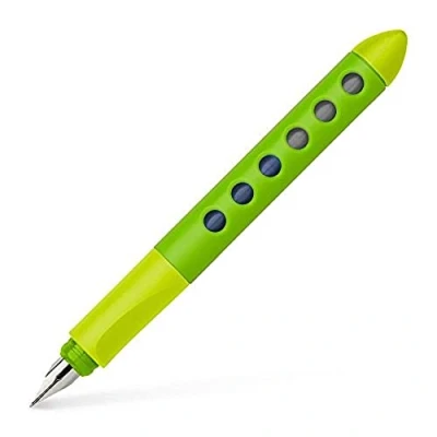 Obrázek FABER CASTELL 149817 školní plnicí pero Scribolino, pro leváky, světle zelené, 1 kus