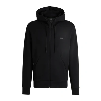 Obrázek BOSS Saggy Mikina na zip, Muži, Velikost: Small, Black