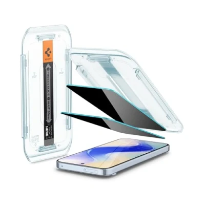 Obrázek Spigen Sklo. tR EZ Fit Ochranná fólie kompatibilní s Google Pixel 10, 10 Pro, 9, 9 2 kusy, ochrana soukromí, včetně instalační sady, na tvrdost 9H