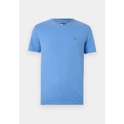 Obrázek Tommy Jeans Jaspe SLIM TEE Jednoduché tričko, Muži, Velikost: 44, Copenhagen blue