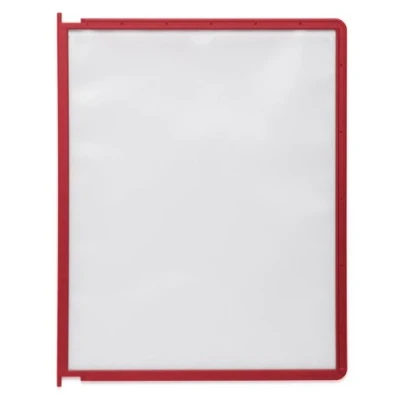 Obrázek Durable Průhledná tabule Sherpa Panel Pin A4, 5 kusů, červená, 558203