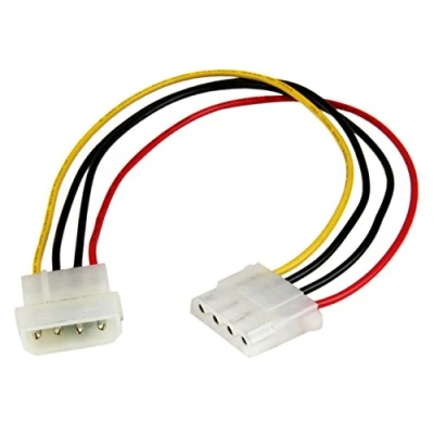 Obrázek StarTech.com 30 cm LP4 Molex prodloužení proudu 4 pin připojovací kabel / prodlužovací konektor/zdířka