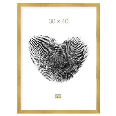 Obrázek Deknudt Frames S41JA1 10.0 x 15.0 fotorámeček, jemný, Dřevo, zlatá barva, Zlatá, 30 40 cm