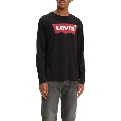 Obrázek Levi&#039;s Pánské triko Long Sleeve Standard Graphic Tee, Stonewashed Black