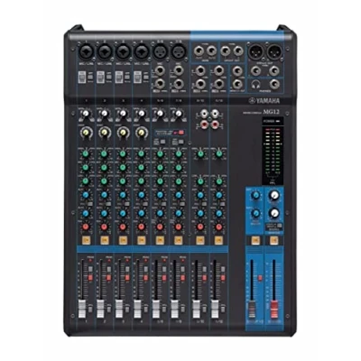 Obrázek Yamaha MG12 mixážní pult kompaktní s dvanácti vstupními kanály a předzesilovači mikrofonu D PRE