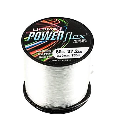 Obrázek Ultima Powerflex Hohe Festigkeit Schlagschnur 115gr Spule, Transparent, 0.80mm 80.0lb/36.0kg