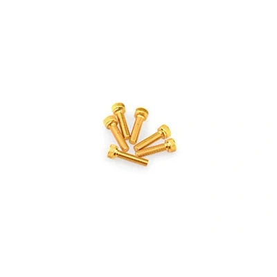 Obrázek Puig 0147 G Blister 6 Schrauben, M5, 20 mm, Gold