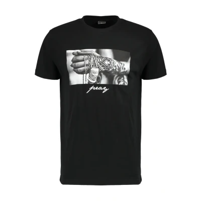 Obrázek Mister Tee PRAY Triko s potiskem, Muži, Velikost: 3XL, Black