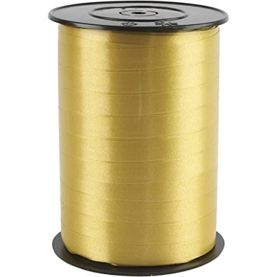 Obrázek Geschenkband, 10 mm breit, 250 m, goldfarben