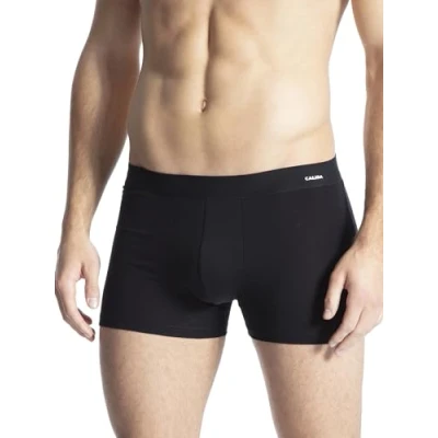 Obrázek CALIDA Pánské boxerky Cotton Code s elastickým pasem, černá