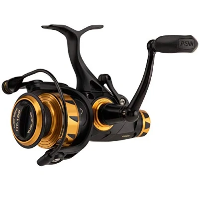 Obrázek PENN Spinfisher VI spřádací navijáky, Live Liner, Long Cast volnoběžná kolečka, Black Gold, 8500