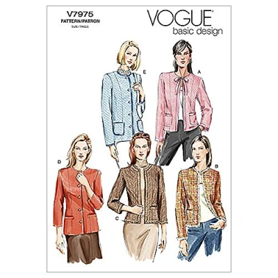 Obrázek V7975 Vogue střihová předloha pro šití, elegantní, Nositelka, módní