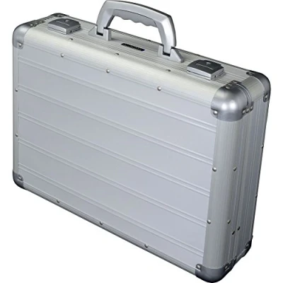 Obrázek Alumaxx Attaché Kufr na laptop Venture, stříbrná matná, Venture stříbrný matný