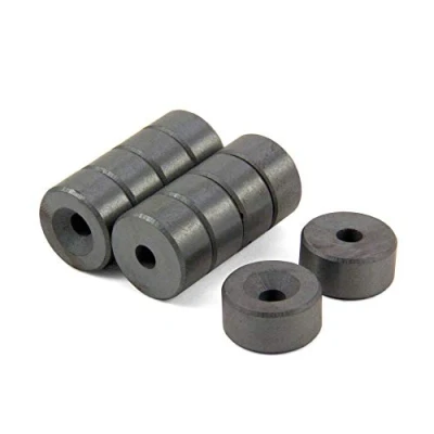 Obrázek Ferritmagnet Für Kunst, Handwerk, Wissenschaft und Diy 20mm Dia x 10mm Dicke 5,2mm C/Waschbecken 1,2kg Zug Norden Pack von 10