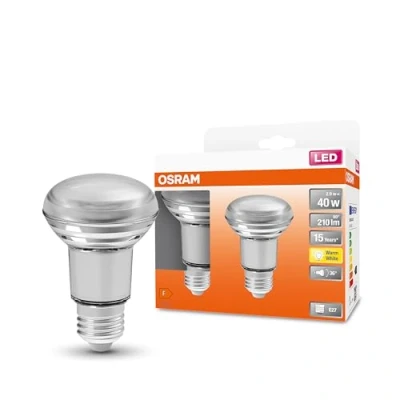Obrázek Osram LED Star R63 reflektorová lampa, patice: E27, teplá bílá, 2700 K, 2,9 W, náhrada za 40 balení 2 ks