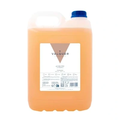Obrázek Valquer Profesional Šampon Ph neutrální revitalizující s leskem a provitaminem B5 karafa pro kadeřníky 5 l