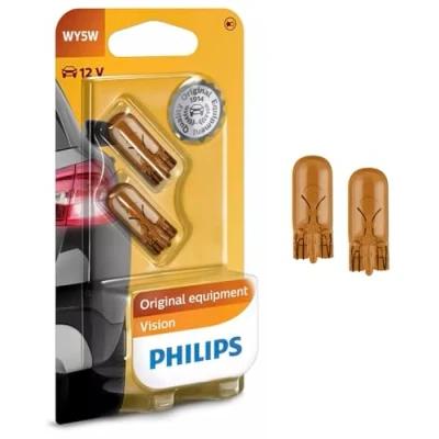 Obrázek Philips automotive lighting 12396NAB2 skleněná patice Vision WY5W, bílá