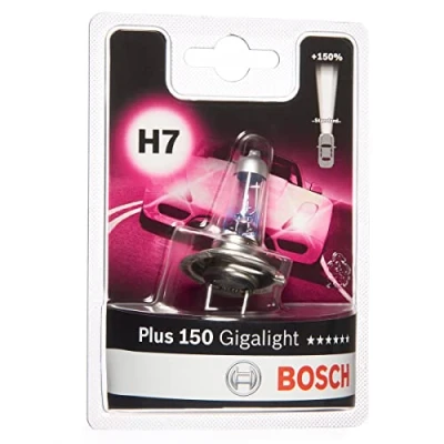 Obrázek Bosch H7 Plus 150 Gigalight Fahrzeuglampe 12V 55W PX26d (1 Stück)