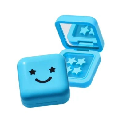 Obrázek Starface Hydro Star + kyselina salicylová nášivka na pupínky a Big Blue Compact, pomáhá smršťovat uklidnit hlubší místa, roztomilý tvar hvězdy, veganské, 32 kusů