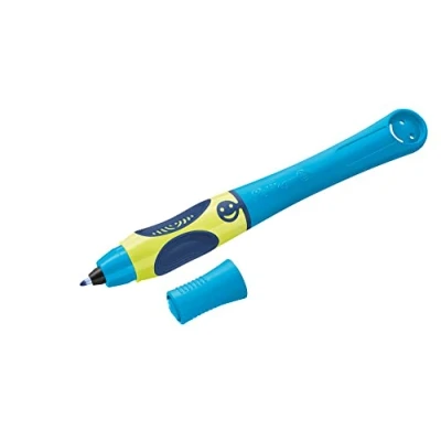 Obrázek Pelikan® Griffix Schreiblernen Tintenroller Mittlere Feder Für Tintenpatronen Links und Rechtshänder Büro Schule Studium Arbeit Kalligraphie Komfortables Glattes Schreiben Blue