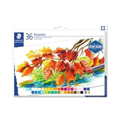 Obrázek STAEDTLER 2420 C36 olejové pastelové křídy (voděodolné, drží na téměř všech hladkých plochách, průměr cca 11 mm) kartonové pouzdro s 36 zářivými barvami